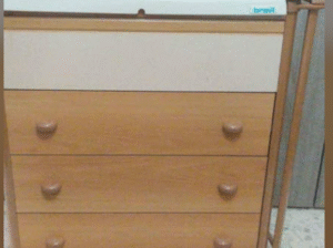 Wooden Baby nappy changer